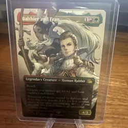 MTG Balthier and Fran (Borderless) (0393) Final Fantasy 393 FFXII FF12 NM - Image 1