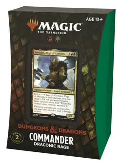 MTG Commander Dungeons & Dragons Deck Draconic Rage NEW - Image 1