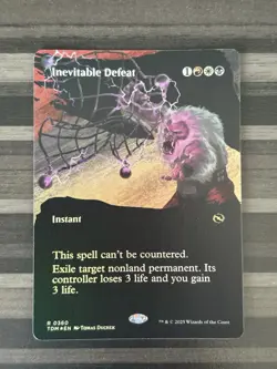 MTG | Inevitable Defeat | Tarkir Dragonstorm | Borderless | Rare | FOIL | NM - Image 1