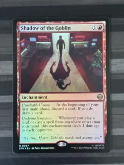 MTG | Shadow of the Goblin | Spider-Man | Rare | FOIL | NM - Image 1