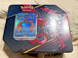 Pokemon TCG Crown Zenith Galarian Moltres Large Tin - Factory Sealed UK Edition - Image 1