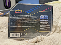 Pokemon TCG Crown Zenith Galarian Moltres Large Tin - Factory Sealed UK Edition - Image 4