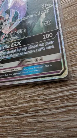 2017 SHINING LEGENDS Pokemon TCG Mewtwo GX 78/73 NM SECRET RARE - Image 3