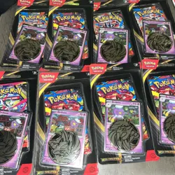 Pokemon TCG Mega Evolution Checklane Booster Pack Promo Blister Bundle - 8 Packs - Image 1