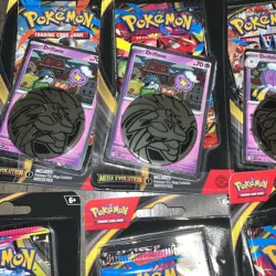 Pokemon TCG Mega Evolution Checklane Booster Pack Promo Blister Bundle - 8 Packs - Image 2