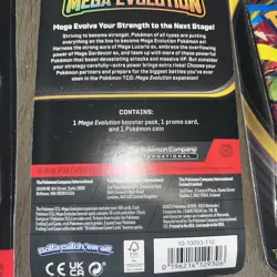 Pokemon TCG Mega Evolution Checklane Booster Pack Promo Blister Bundle - 8 Packs - Image 5