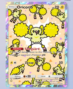 Pokemon TCG Pocket Singles. Digital Trade. Oricorio 1 Star - Image 1