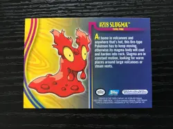 Slugma # 218 Pokemon Card Topps TV Animation Edition - Image 2