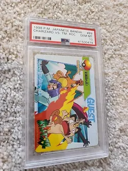1998 CHARIZARD VS. Team Rocket #89 PSA 10 Gem Mint P.M. Japanese Bandai Pokemon - Image 2