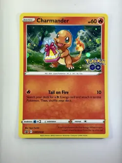 Charmander Pokemon GO | SWSH232 Cosmos | Black Star Promo Gem Mint 💎 - Image 2