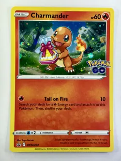 Charmander Pokemon GO | SWSH232 Cosmos | Black Star Promo Gem Mint 💎 - Image 4