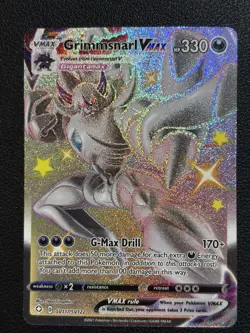 Holo Grimmsnarl VMAX SV117/SV122 Shiny Holo Rare Shining Fates Pokemon TCG - Image 1