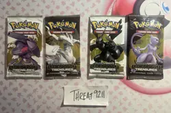Pokemon Black & White Legendary Treasures Booster Pack Art set - Image 1
