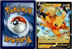 2023 Pokemon, Sword & Shield Promos, #SWSH285 Pikachu V, Holo Black Star Promo - Image 1
