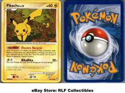 2007 Pokemon, D&P Mysterious Treasures, #94/123 Pikachu Lv. 15, Common (b) - Image 1