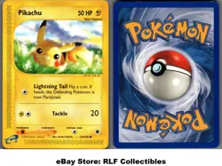 2002 Pokemon, Expedition, #124/165 Pikachu, Common - Image 1