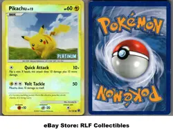 2008 Pokemon, D&P Majestic Dawn Burger King, #70/100 Pikachu Lv. 12 Reverse Holo - Image 1