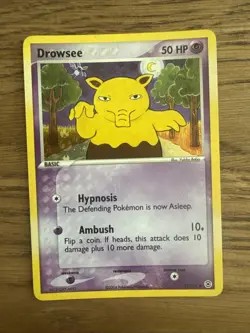 Pokemon TCG - Drowzee 32/112 - EX FireRed & LeafGreen -Reverse Holo - MINT! - Image 1