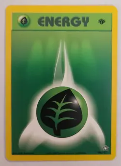 Pokemon GRASS ENERGY 108/111 1st Edition Neo Genesis - Near Mint 🍒 - Image 2
