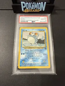 2000 Pokemon Black Star Promo Marill Pokemon League #29 PSA 10 GEM MINT - Image 1
