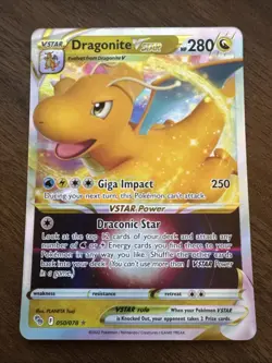Pokemon Dragonite VSTAR 050/078 Pokemon GO Ultra Rare Holo - Image 1