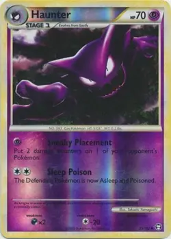 Pokemon Damaged Haunter - 35/102 - Uncommon - Reverse Holo English - Image 1