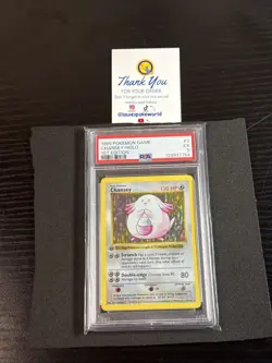 PSA 5 - 1st Edition Chansey Shadowless Holo Base Set3/102 WOTC Pokemon TCG - Image 1