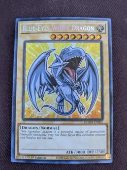 YU-GI-OH CHIBI BLUE EYES WHITE DRAGON BLMM-EN001 NM - Image 1
