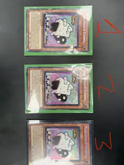 Set Of 3 Yu-Gi-Oh! TCG Marshmao Yummy 1st Edition DOOD-EN024 - Image 1