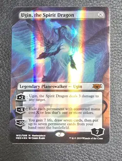 Ugin, the Spirit Dragon Mythic Edition: War of the Spark Foil MTG NM Magic Card - Image 1