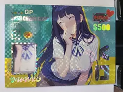 Hinata Hyuga Hit Film Window Meise 2 Goddess Story Card Waifu Anime QP QP-006 - Image 1