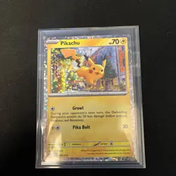 McDonald's 2023 Pikachu TCG Holo Card 006/015 Pokemon Promo - Image 1