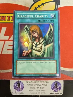 Yugioh TCG Starter Deck Pegasus Graceful Charity Holo Lp Card #SDP-040 - Image 1