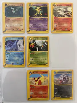 Pokemon Skyridge Non-Holo Set (93%) Cards Near Pack Fresh | Only 10 Missing! - Image 2