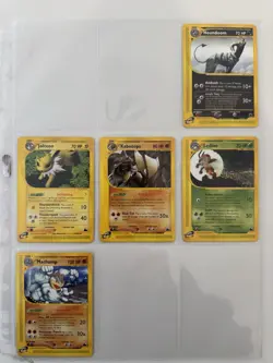 Pokemon Skyridge Non-Holo Set (93%) Cards Near Pack Fresh | Only 10 Missing! - Image 4