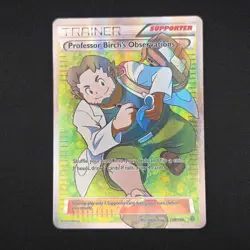 Pokemon TCG Card Professor Birch’s Observations 159/160 Primal Clash - LP - Image 1