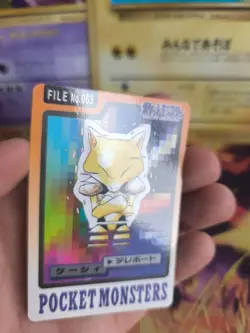 Pokemon Karte Card japanese carddass Pocket monsters 1997 Abra NM - Image 2