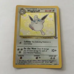 Pokemon Card Wigglytuff 16/64 Jungle Rare Holo 1999 WOTC Vintage NM - Image 1