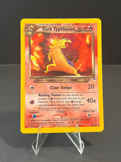 Dark Typhlosion 10/105 Neo Destiny Holo - Vintage - LP - Pokemon Card - Image 1