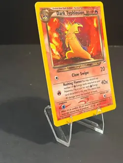 Dark Typhlosion 10/105 Neo Destiny Holo - Vintage - LP - Pokemon Card - Image 4