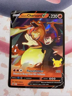 Lance's Charizard V SWSH133 SWSH: Sword & Shield Promo Cards Holo LP - Image 1