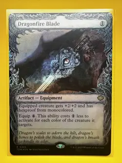 Dragonfire Blade (Showcase) R Tarkir: Dragonstorm 324 NM - Image 1