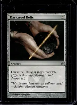 1 x Darksteel Relic - New Phyrexia - Moderate Play - MTG - Image 1