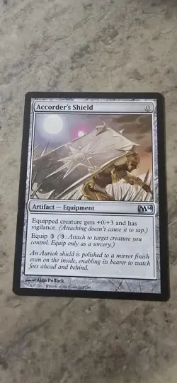 Accorder's Shield Core Set 2014 (M14) Regular Artifact Equipment Uncommon MTG - Image 1