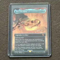 The One Ring (Borderless Alternate Art) [The Lord of the Rings - Image 1