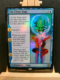 The Clone Saga FOIL - Marvel's Spider-Man - Rare - NM (see pics) MTG - Image 1