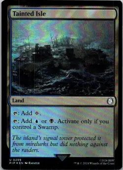 Magic the Gathering Foil Tainted Isle Fallout Commander MTG Free Shipping! - Image 1