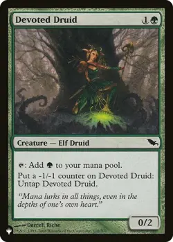 1 x Devoted Druid (SHM) - Mystery Booster / The List - NM-Mint - MTG - Image 1