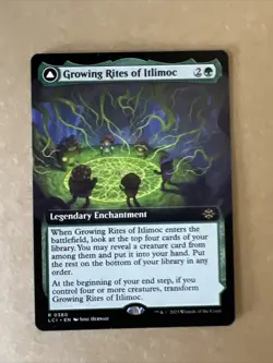 MTG Growing Rites of Itlimoc LCI 0380 R Regular NM Extended Art - Image 1