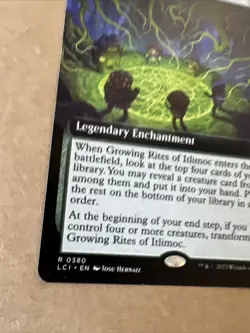 MTG Growing Rites of Itlimoc LCI 0380 R Regular NM Extended Art - Image 2